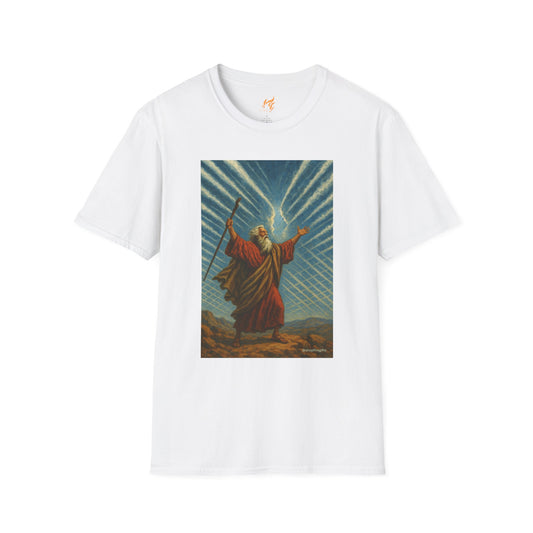 Moses Parts the Chemtrail Skies Softstyle T-Shirt