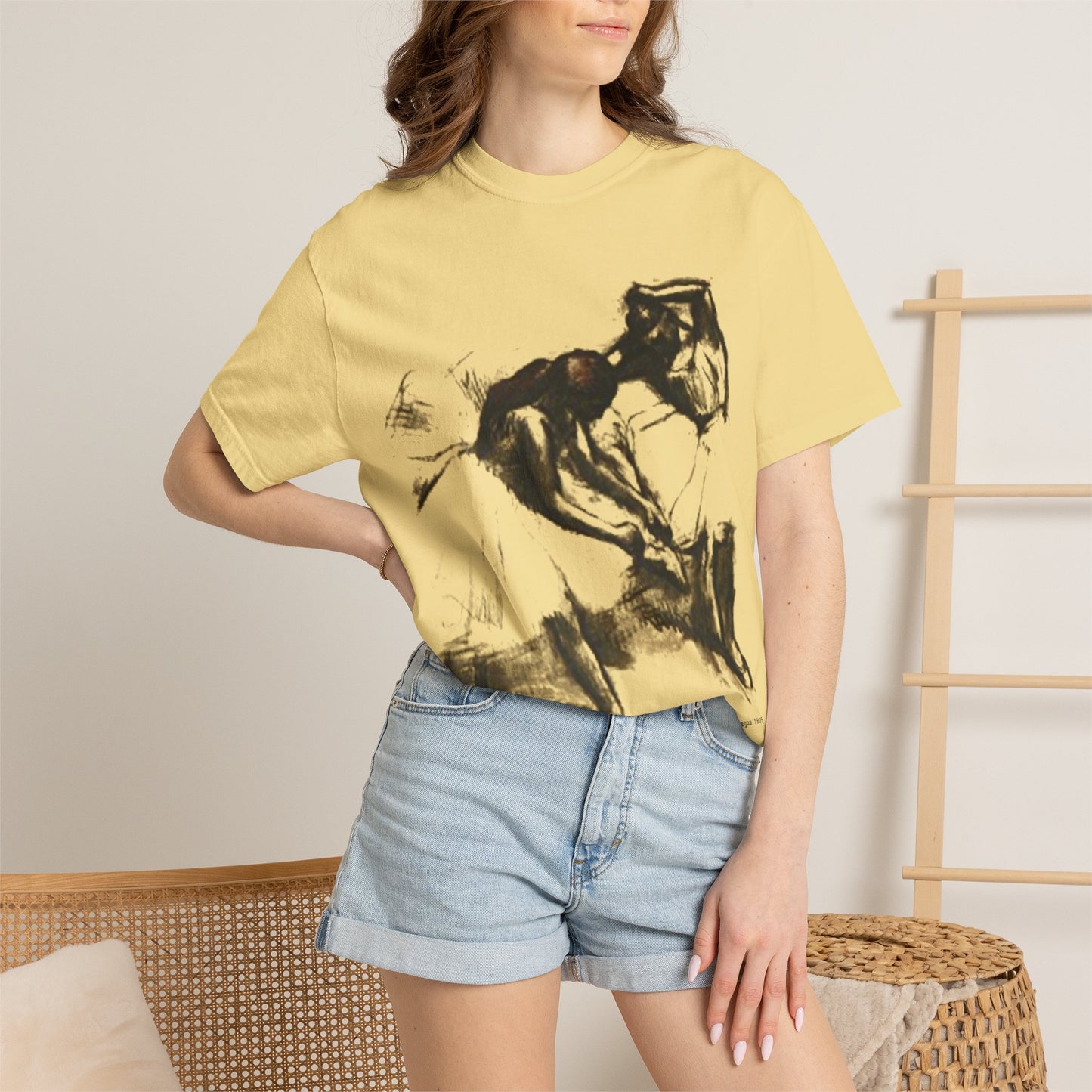 Edgar Degas T-Shirt — Two Dancers 1905 — Ballet Graphic Tee