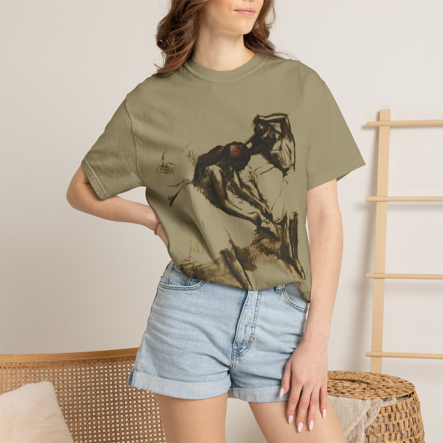 Edgar Degas T-Shirt — Two Dancers 1905 — Ballet Graphic Tee