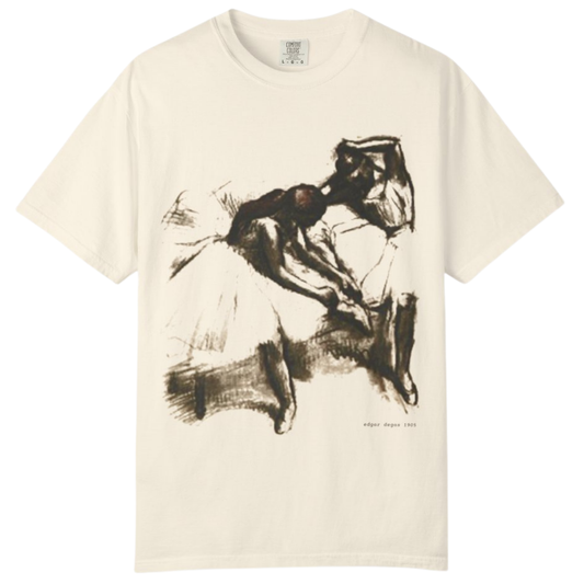 Edgar Degas T-Shirt — Two Dancers 1905 — Ballet Graphic Tee